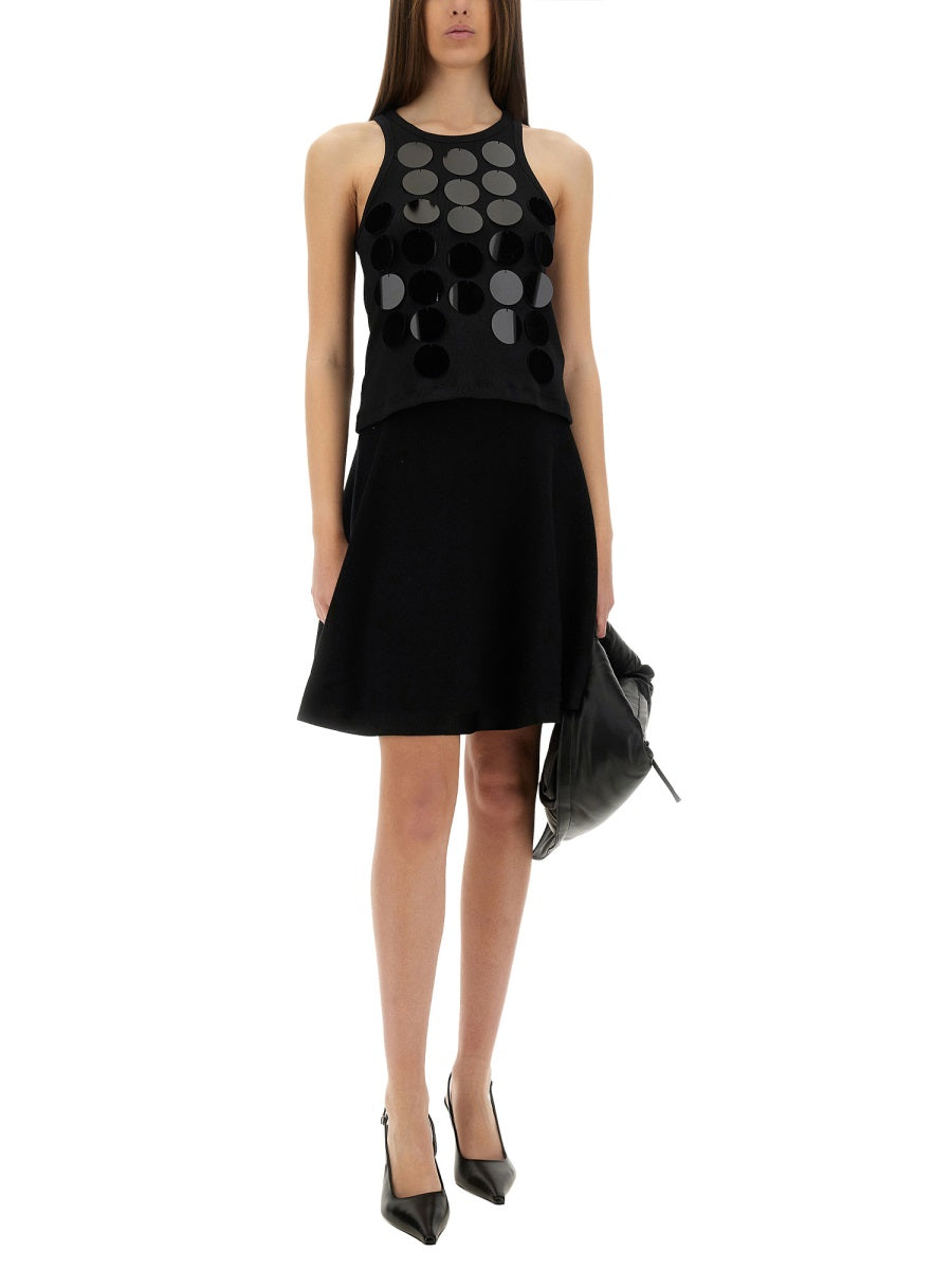 MSGM Top - Nero | Wanan Luxury