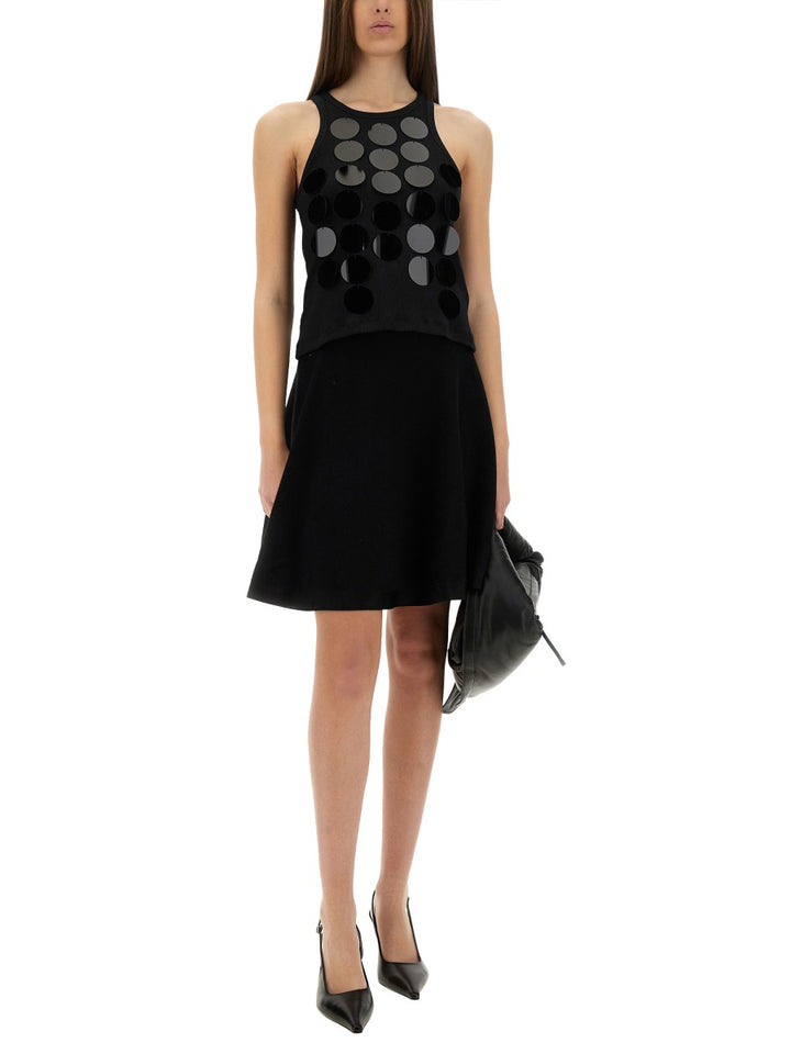 MSGM Top - Nero | Wanan Luxury