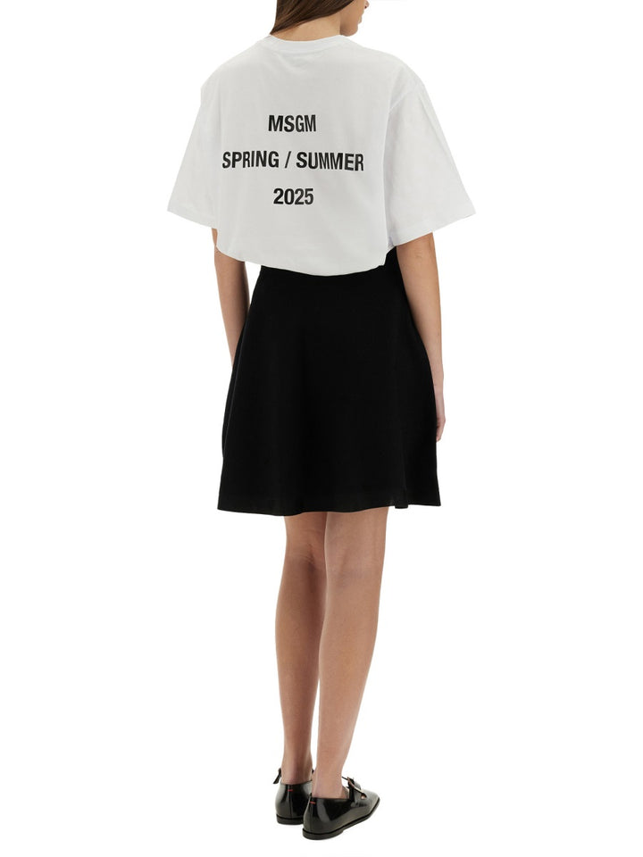 MSGM T shirt - Bianco | Wanan Luxury
