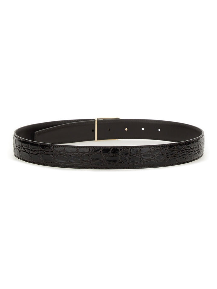 Saint Laurent Cinture - Black | 363b39d685587a397af2474402d4db9880ba25a9