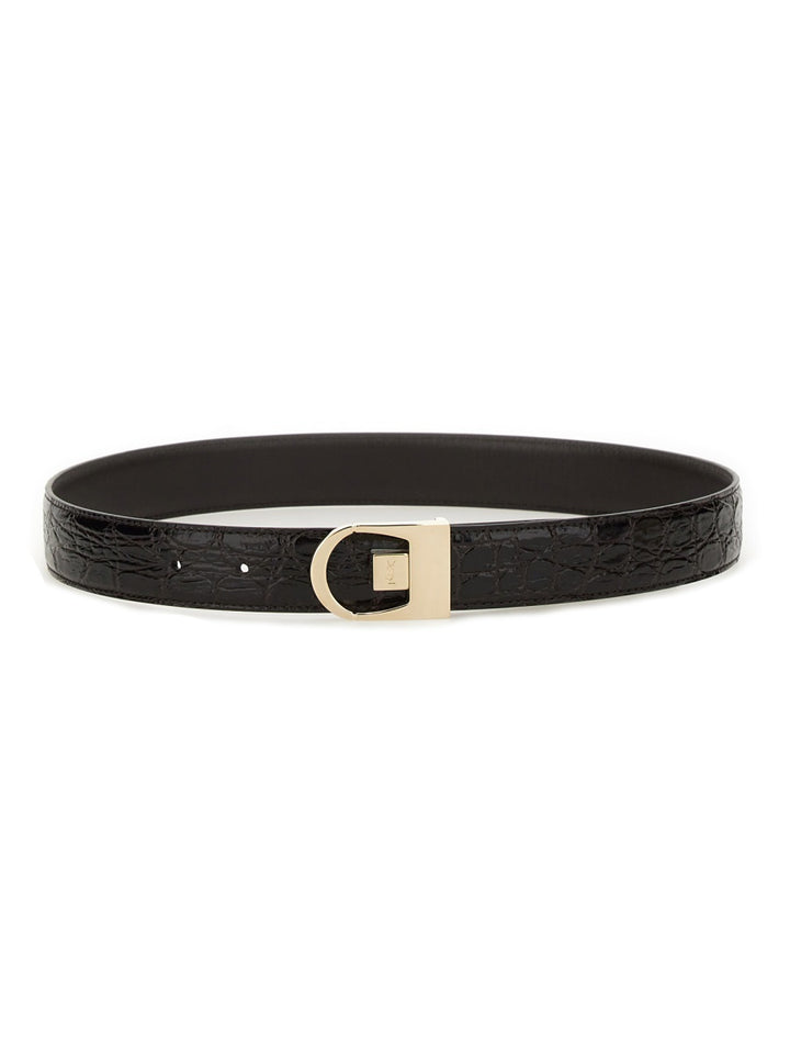 Saint Laurent Cinture - Black | 7c535b2c3a69a905975666cbc957dd464a72156e