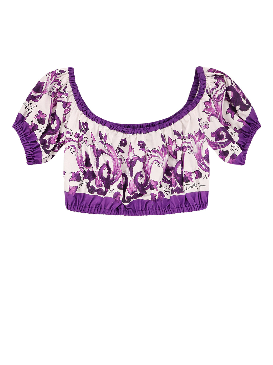 Dolce & Gabbana T-shirts and Polos - MAIOLICA 1 VIOLA | c47eea38977883d0ab1da2c8d27dd0274008721a