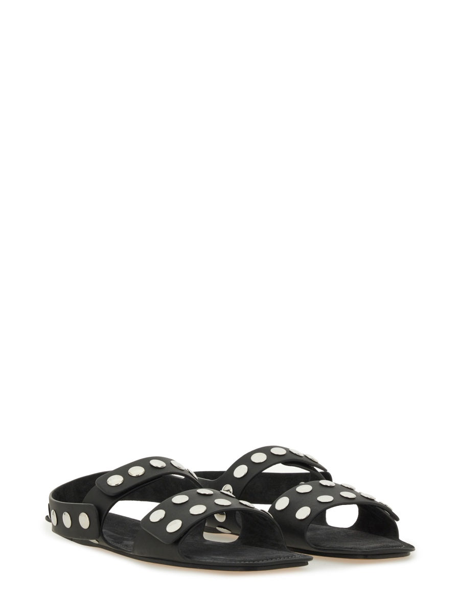 Khaite Sandali - Nero | Wanan Luxury