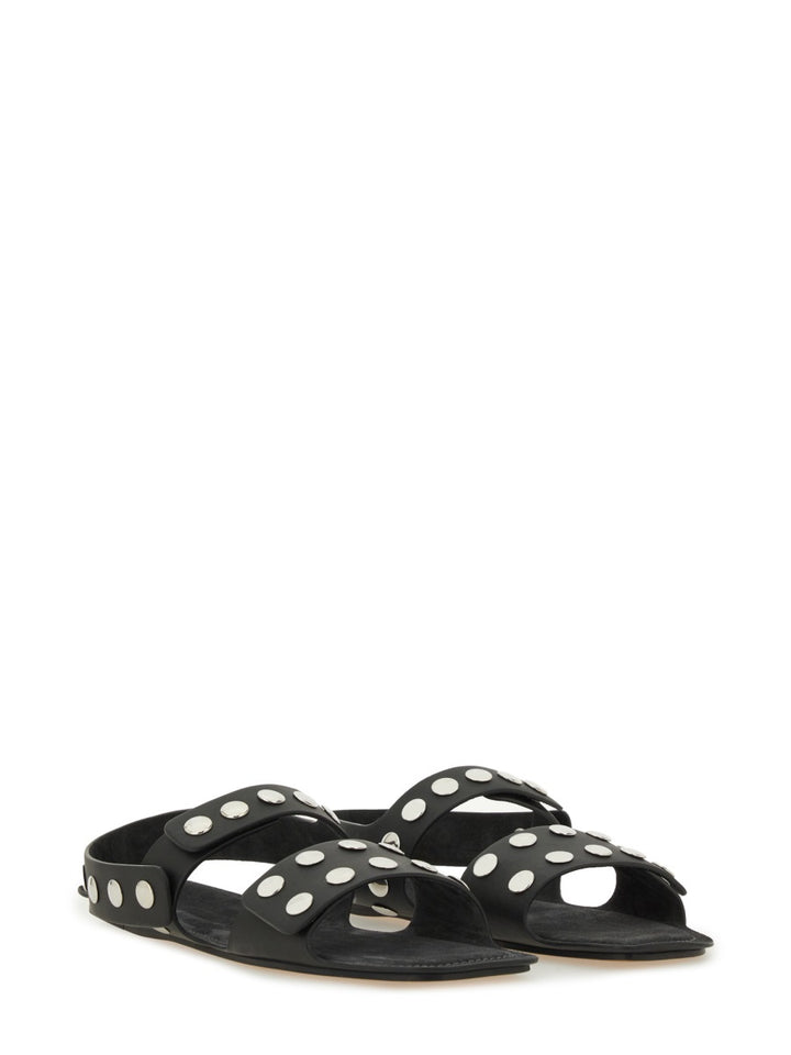 Khaite Sandali - Nero | Wanan Luxury