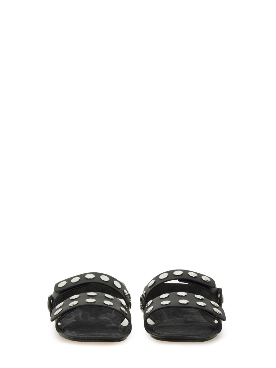 Khaite Sandali - Nero | Wanan Luxury