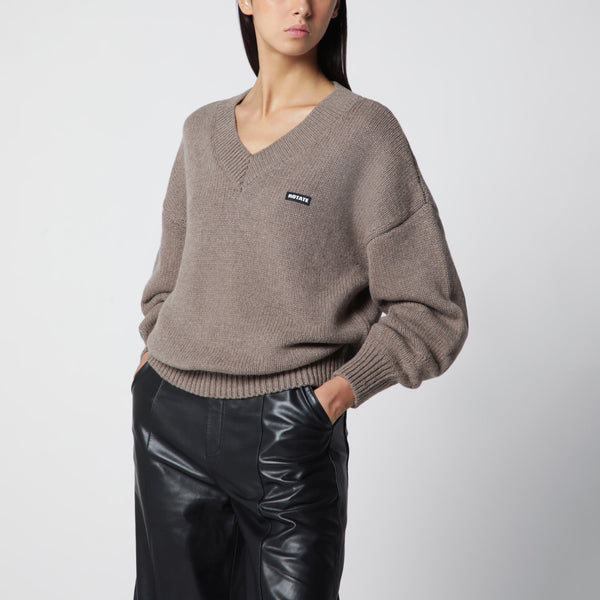 Wool And Cashmere V-Neck Sweater