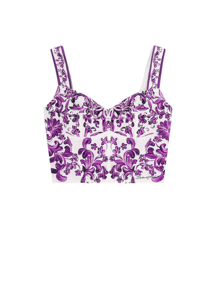 Dolce & Gabbana T-shirts and Polos - MAIOLICA 4L VIOLA | 3fa8285787a56f280aaf0cdcb6e23aba63736794