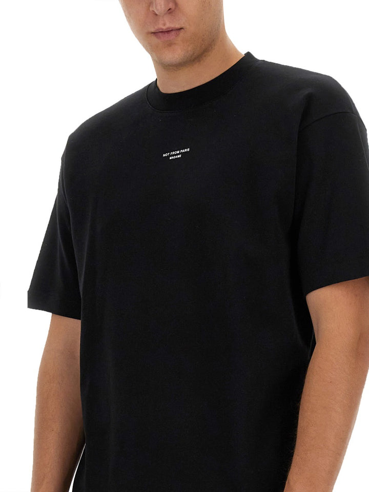 Drôle De Monsieur T shirt - Nero | Wanan Luxury