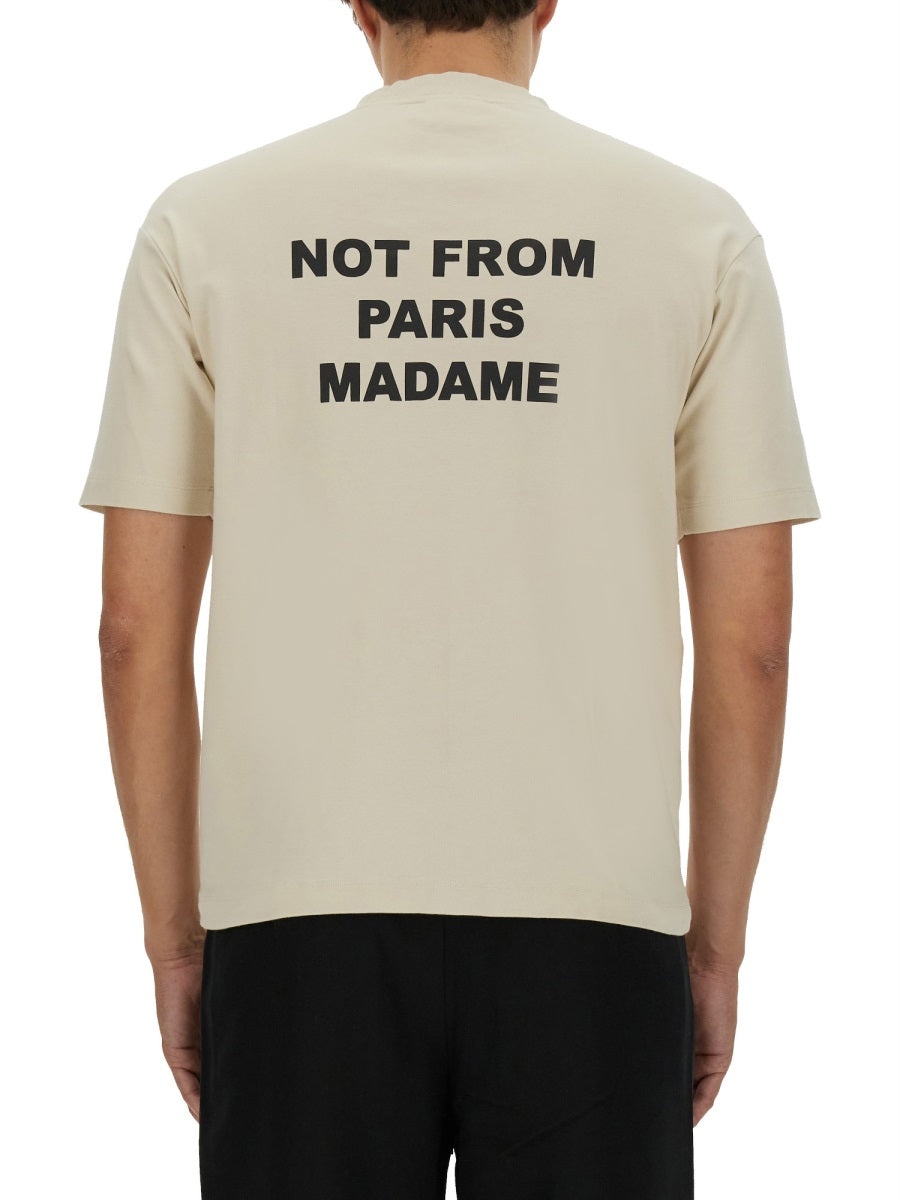 Drôle De Monsieur T shirt - Bianco | Wanan Luxury
