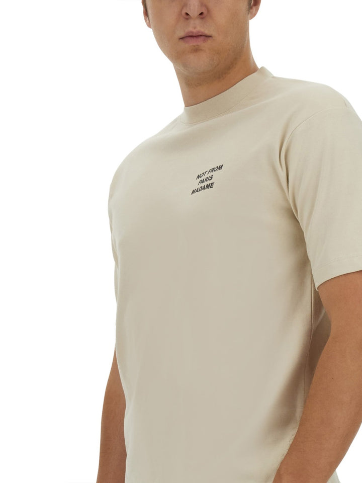 Drôle De Monsieur T shirt - Bianco | Wanan Luxury