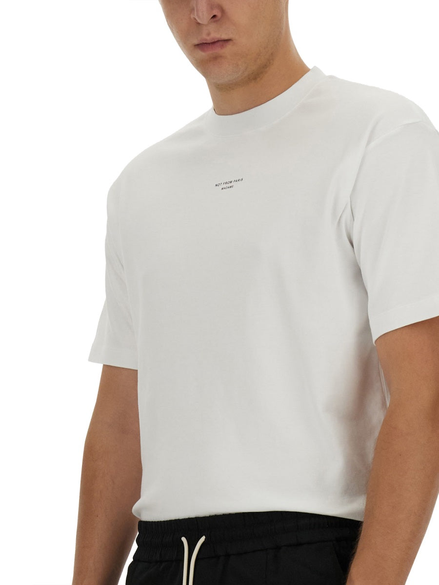 Drôle De Monsieur T shirt - Bianco | Wanan Luxury