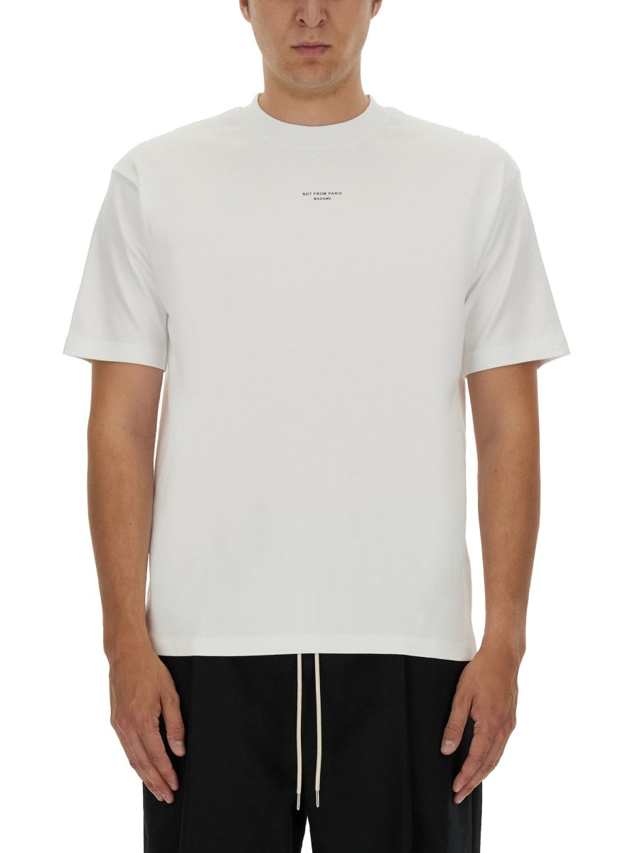 Drôle De Monsieur T shirt - Bianco | Wanan Luxury