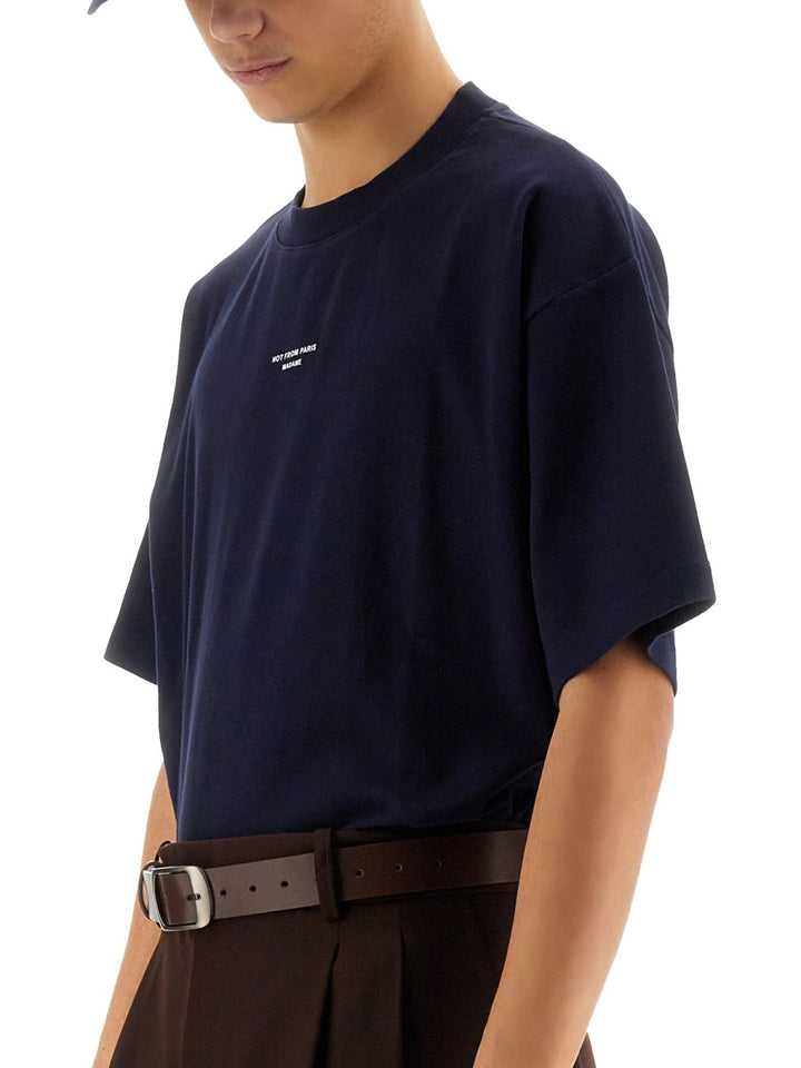 Drôle De Monsieur T shirt - Blu | Wanan Luxury