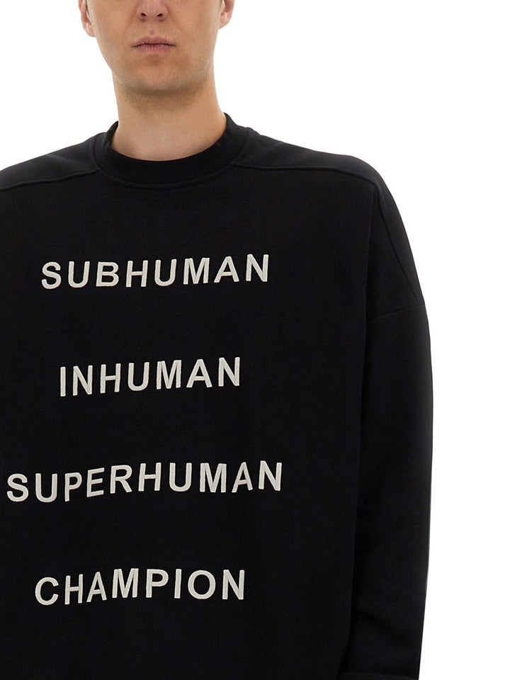 Rick Owens x Champion Felpe - Nero | Wanan Luxury