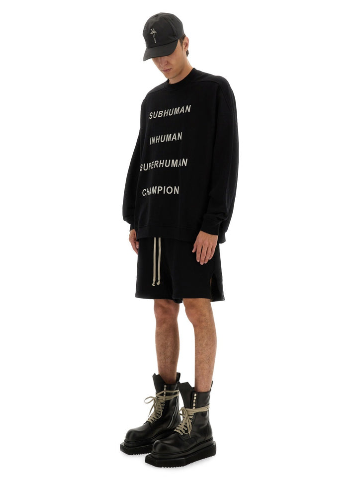 Rick Owens x Champion Felpe - Nero | Wanan Luxury