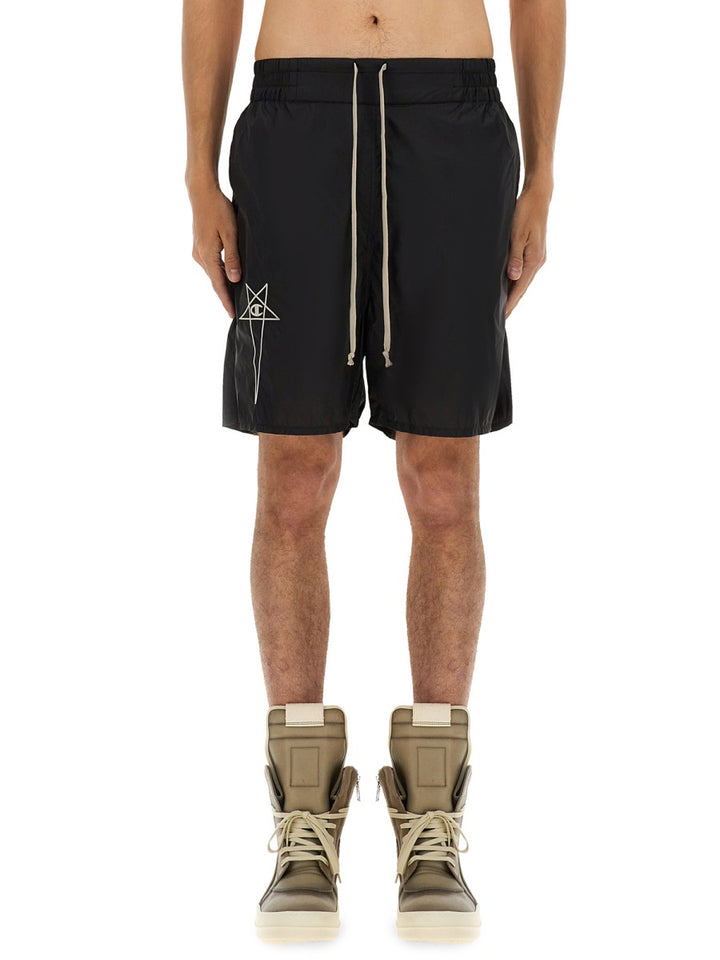 Rick Owens X Champion Shorts - Black | 7da6f02f67b2465dce32efd027da020b324510ea