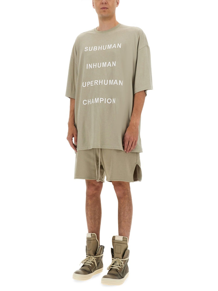 Rick Owens x Champion T shirt - Beige | Wanan Luxury