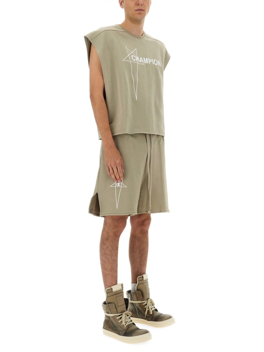 Rick Owens x Champion Shorts - Beige | Wanan Luxury