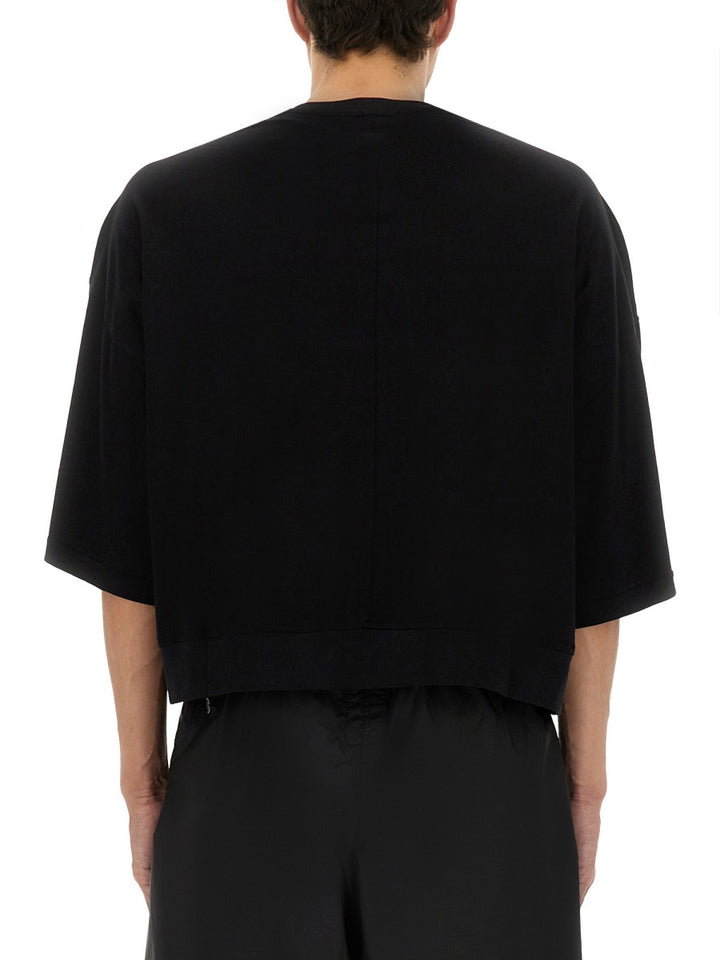 Rick Owens x Champion T shirt - Nero | Wanan Luxury