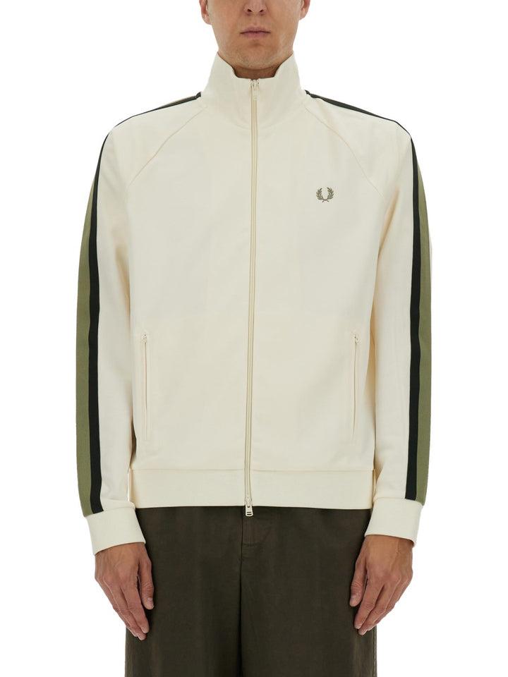 Fred Perry Felpe - Bianco | Wanan Luxury