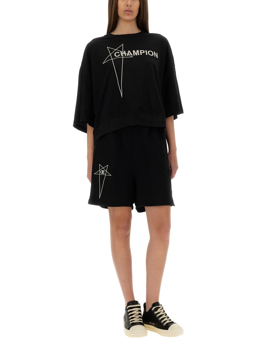 Rick Owens x Champion Shorts - Nero | Wanan Luxury
