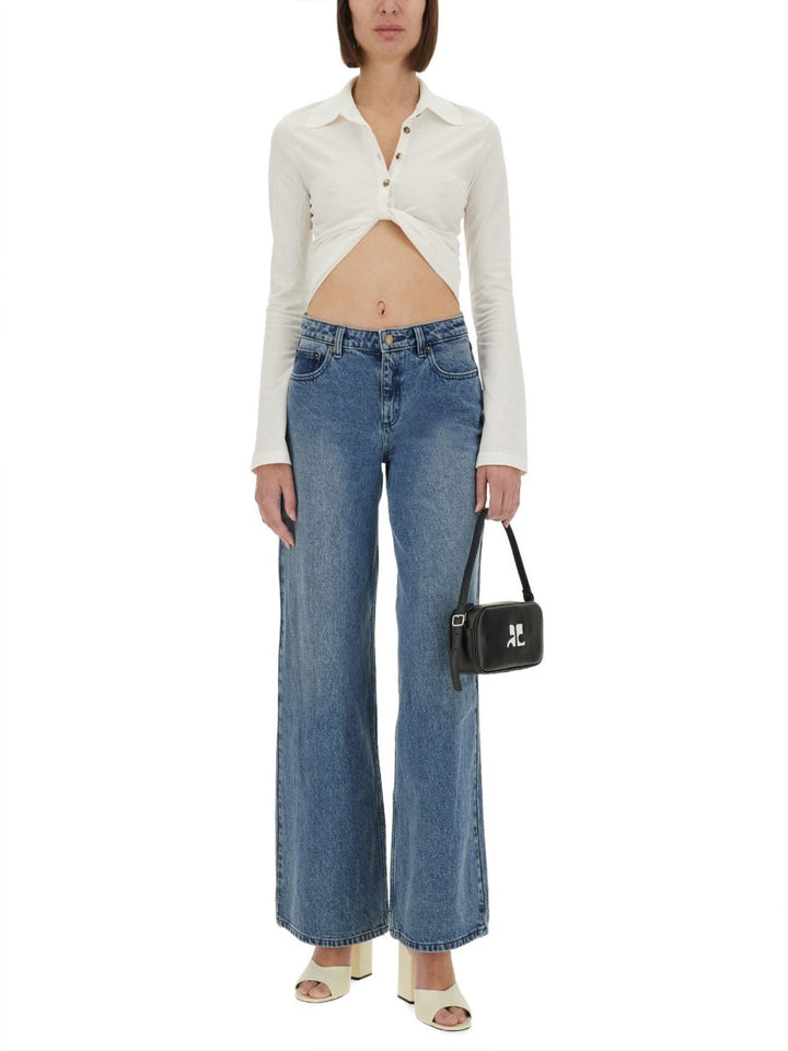 Courrèges Polo - Bianco | Wanan Luxury