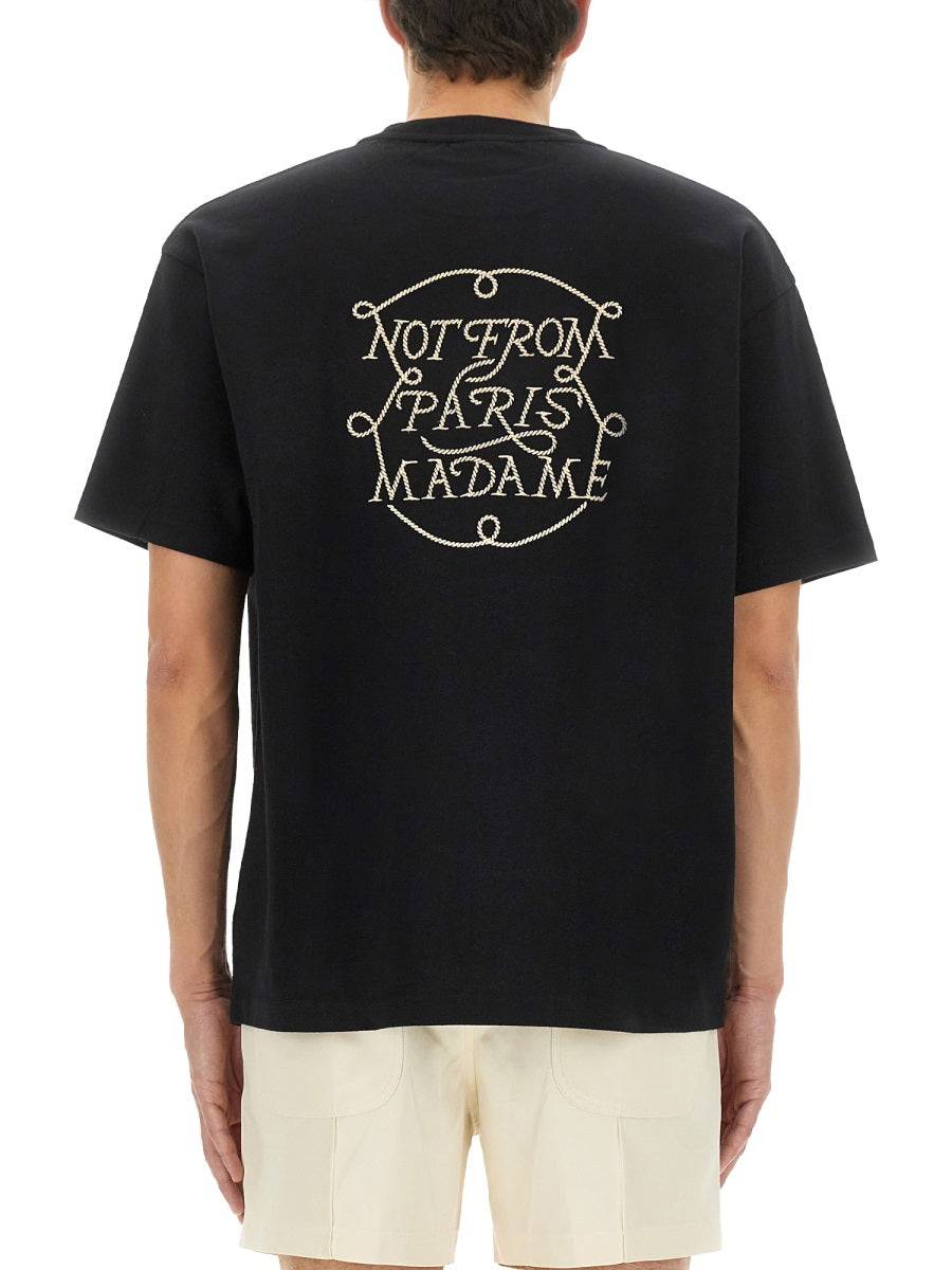 Drôle De Monsieur T shirt - Nero | Wanan Luxury