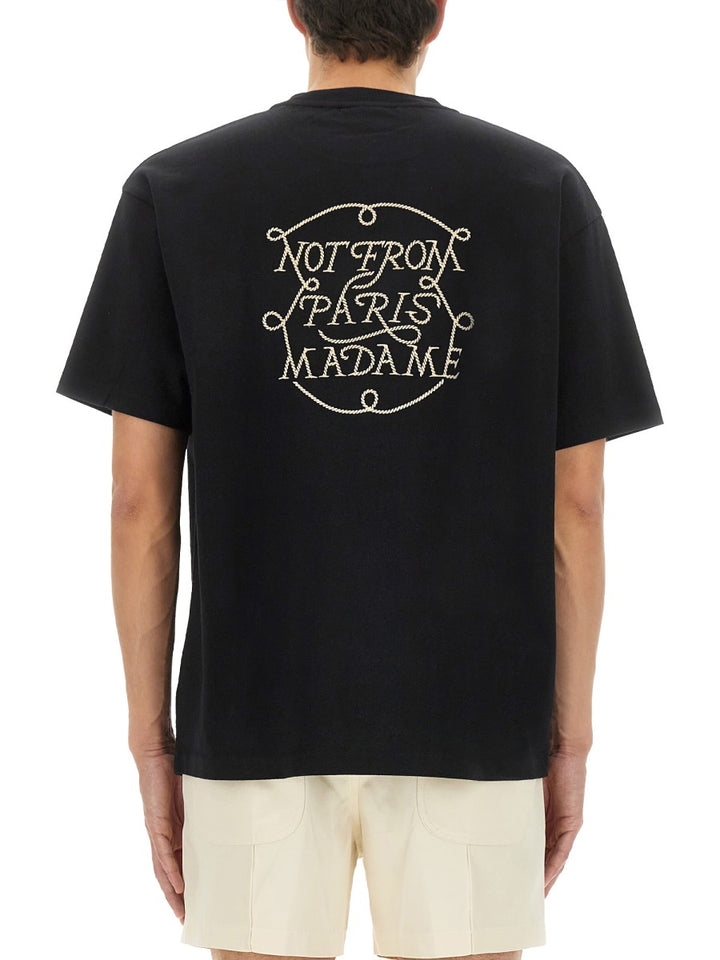 Drôle De Monsieur T shirt - Nero | Wanan Luxury