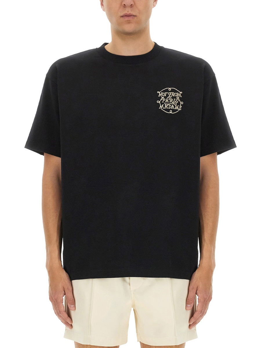 Drôle De Monsieur T shirt - Nero | Wanan Luxury