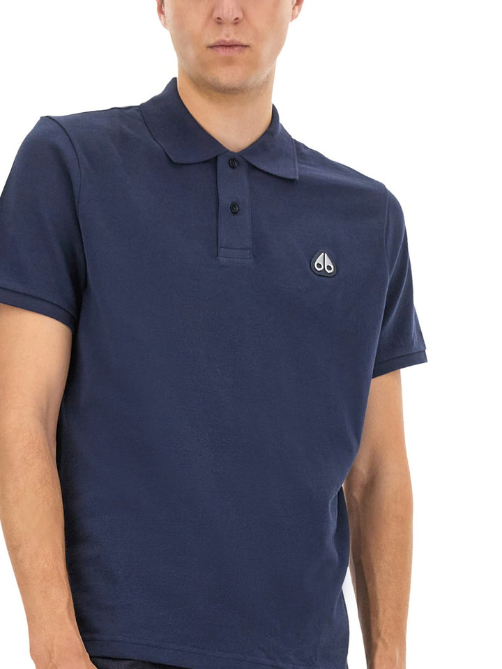 Moose Knuckles Polo - Blu | Wanan Luxury