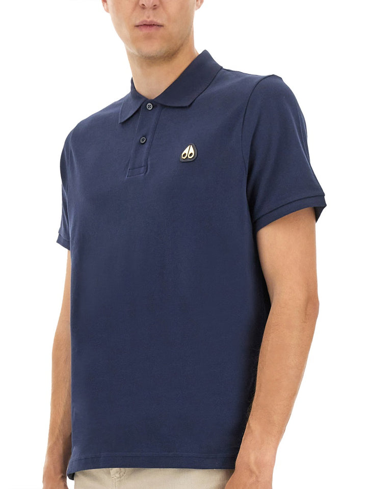 Moose Knuckles Polo - Blu | Wanan Luxury