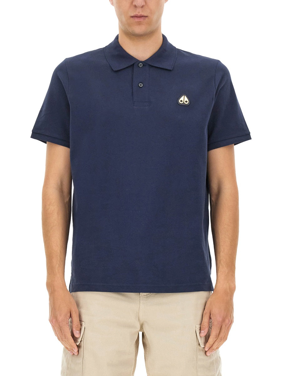 Moose Knuckles Polo - Blu | Wanan Luxury