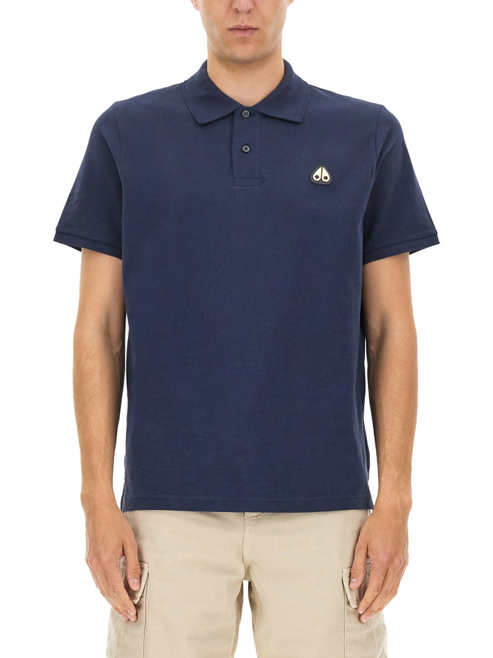 Moose Knuckles Polo - Blu | Wanan Luxury