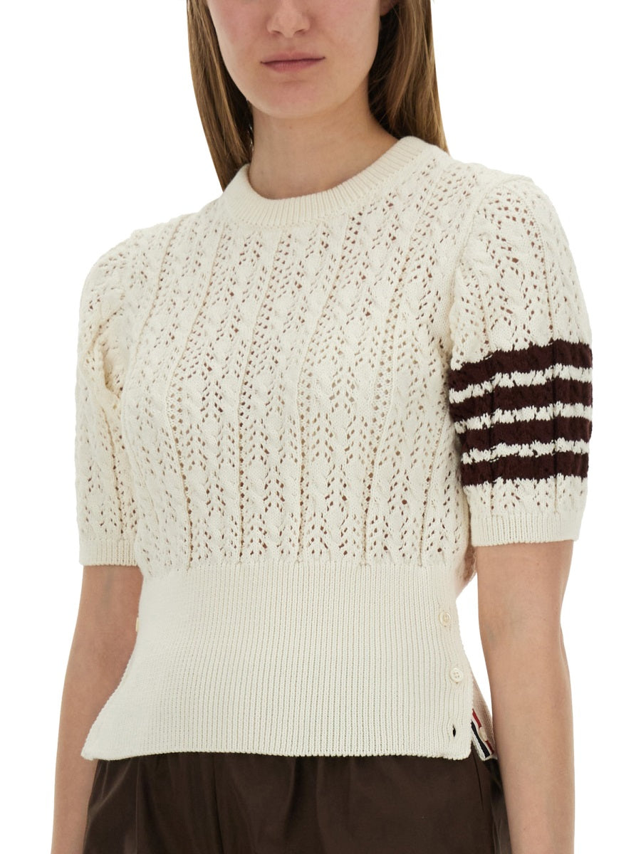 Thom Browne T shirt - Bianco | Wanan Luxury