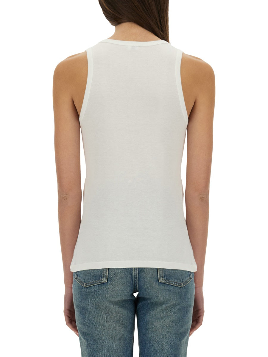 Saint Laurent Top - Bianco | Wanan Luxury