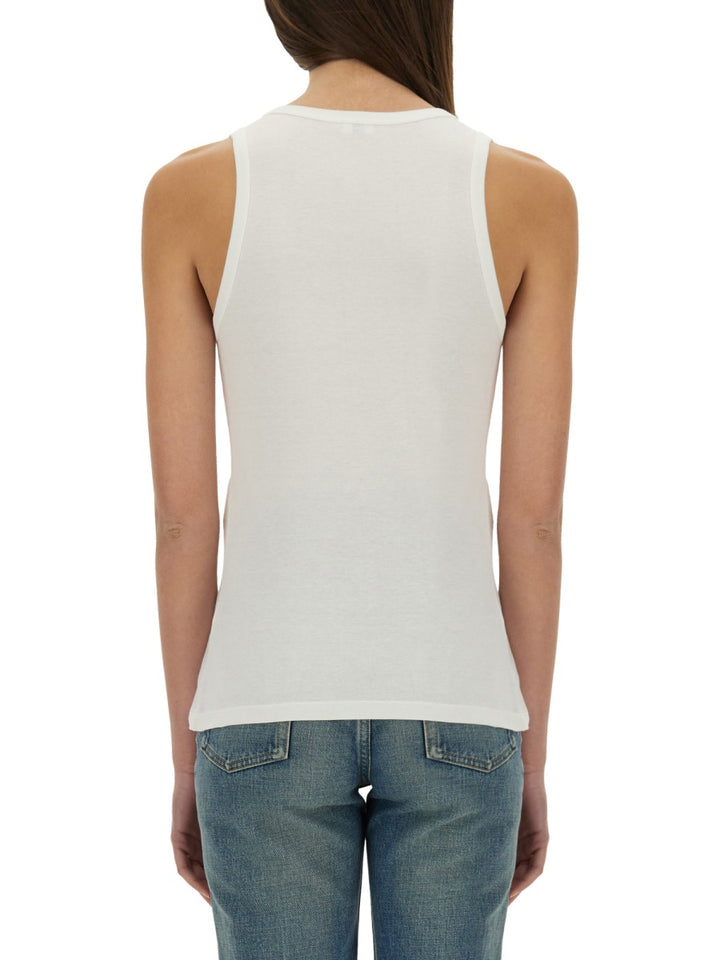 Saint Laurent Top - Bianco | Wanan Luxury