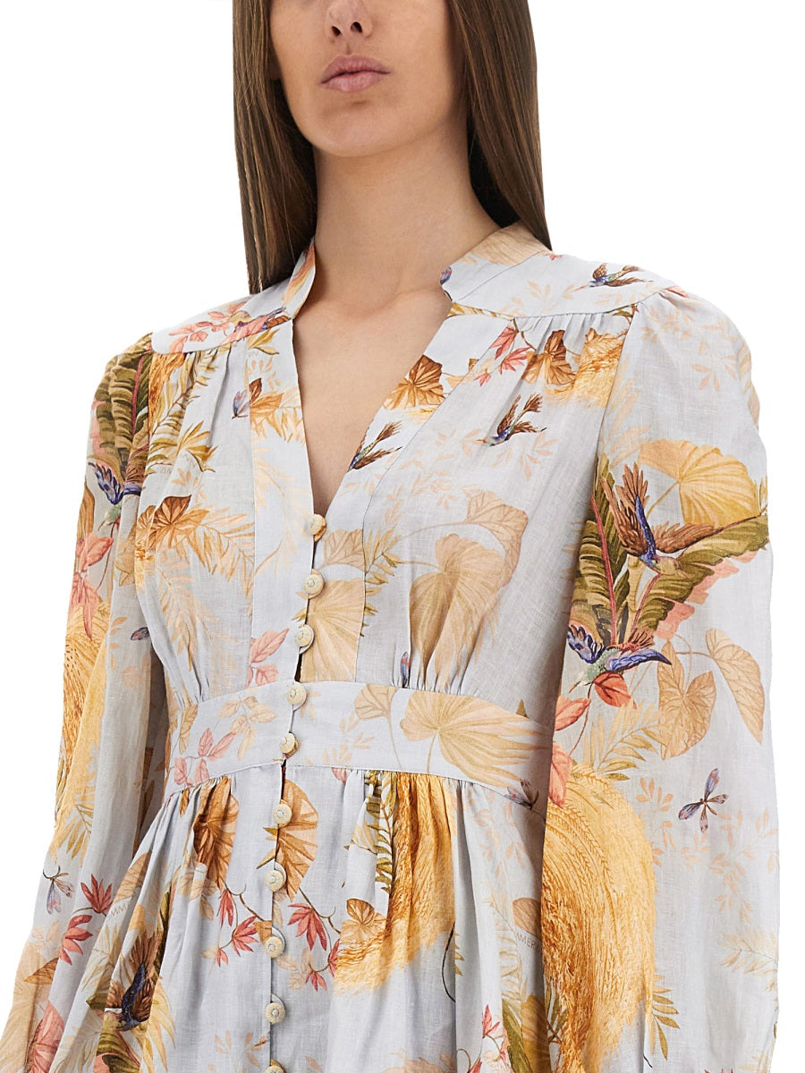 Zimmermann Abiti - Bianco, Azzurro | Wanan Luxury