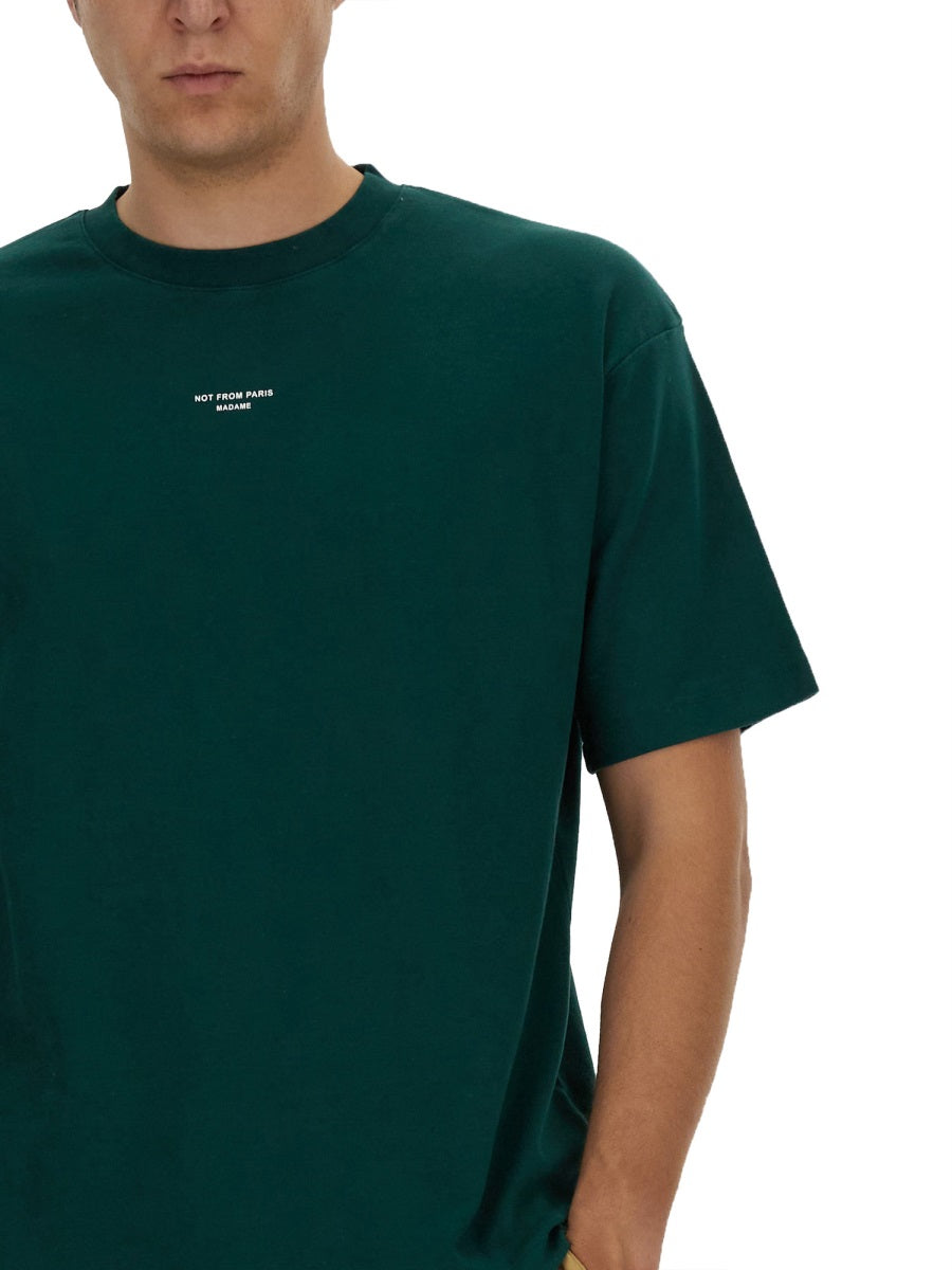 Drôle De Monsieur T shirt - Verde | Wanan Luxury
