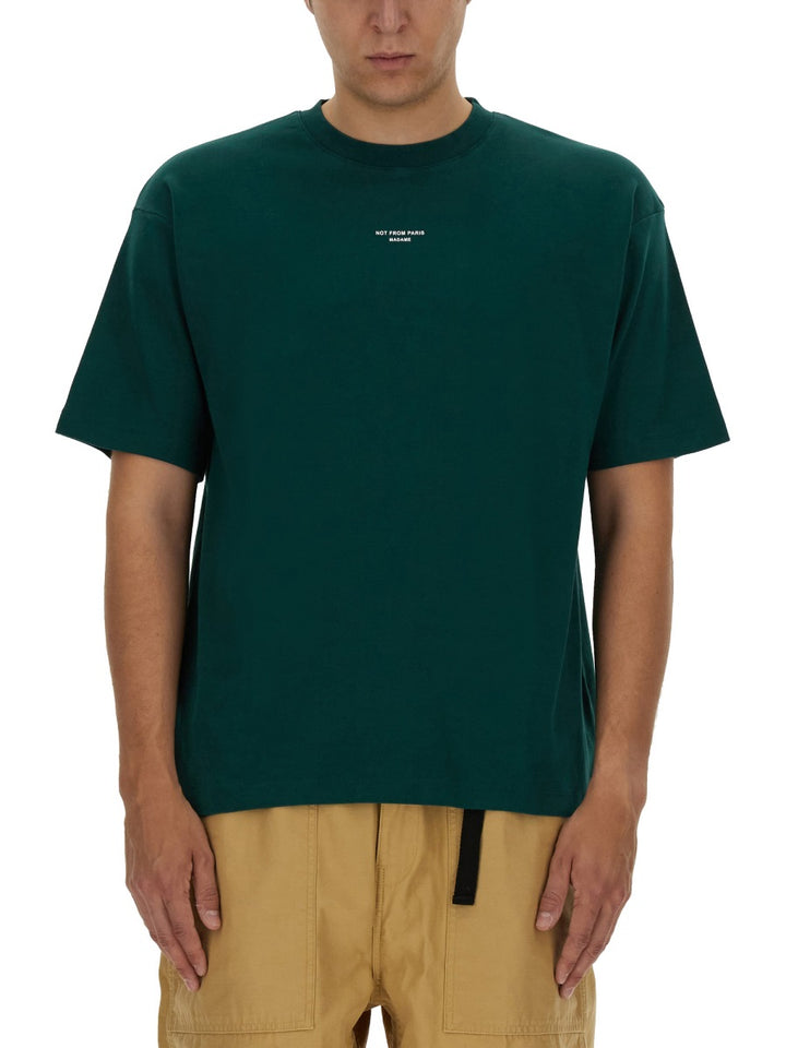 Drôle De Monsieur T shirt - Verde | Wanan Luxury
