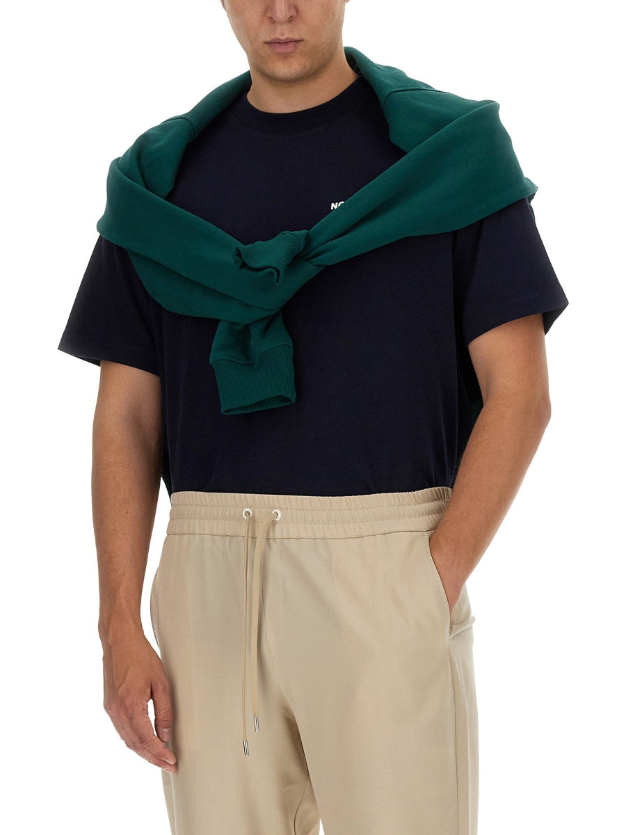 Drôle De Monsieur T shirt - Blu | Wanan Luxury