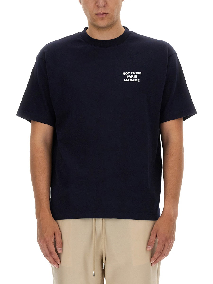 Drôle De Monsieur T shirt - Blu | Wanan Luxury