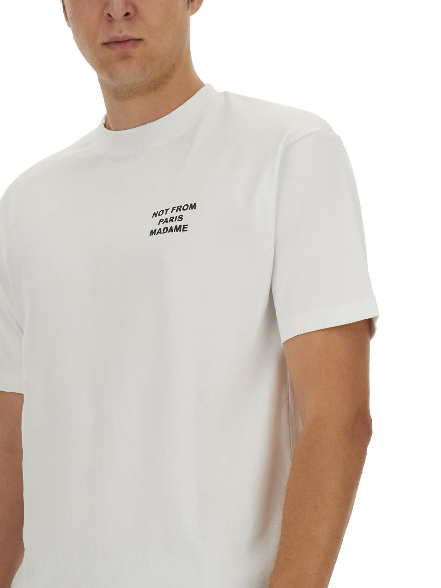 Drôle De Monsieur T shirt - Bianco | Wanan Luxury