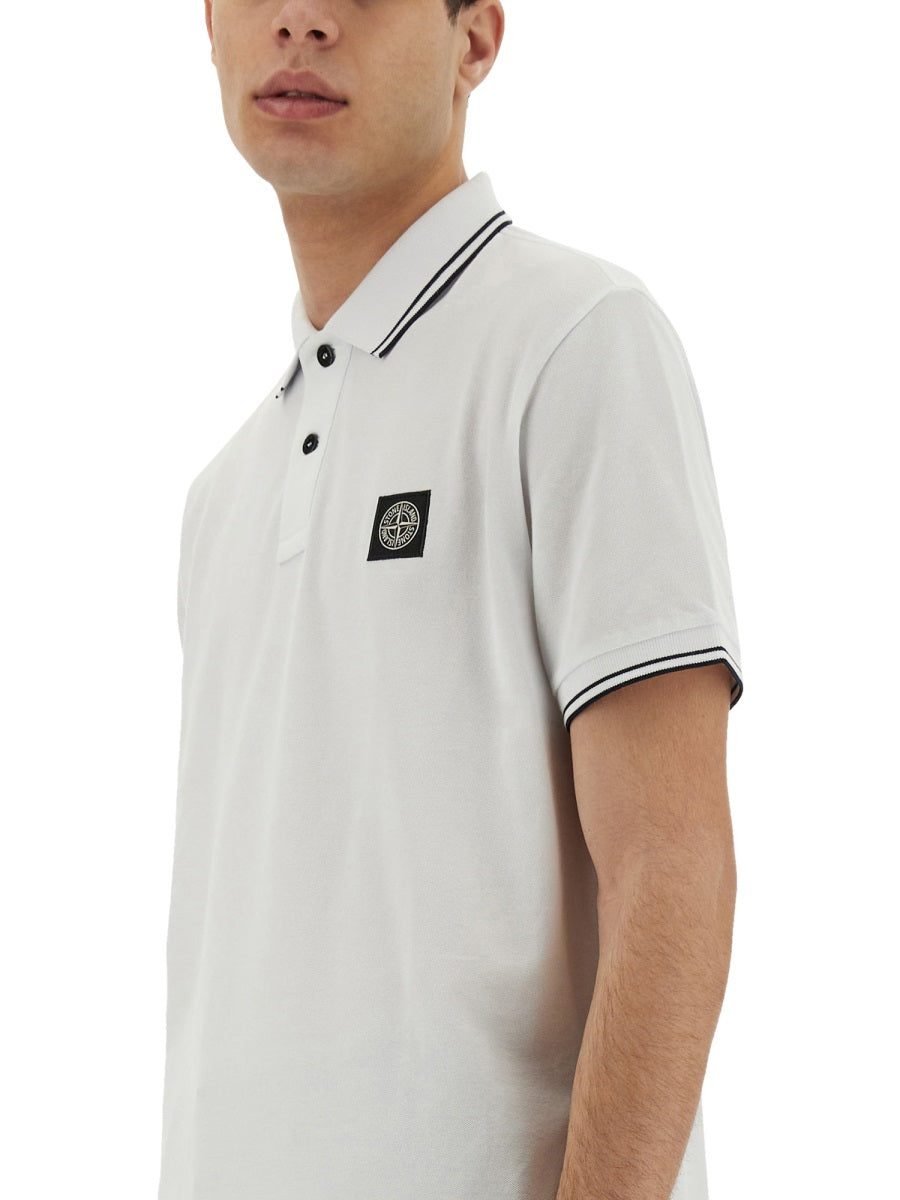 Stone Island Polo - Bianco | Wanan Luxury