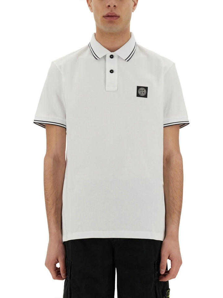 Stone Island Polo - Bianco | Wanan Luxury