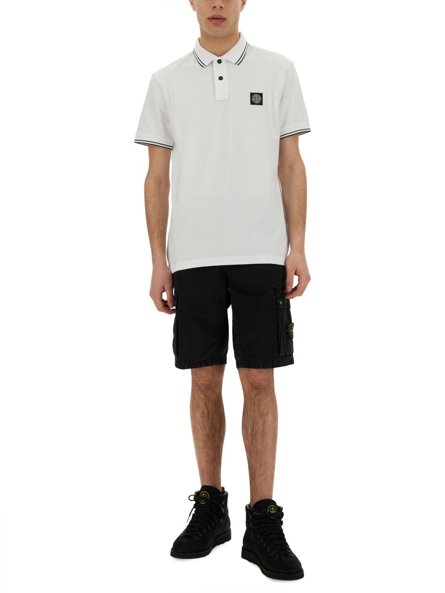 Stone Island Polo - Bianco | Wanan Luxury