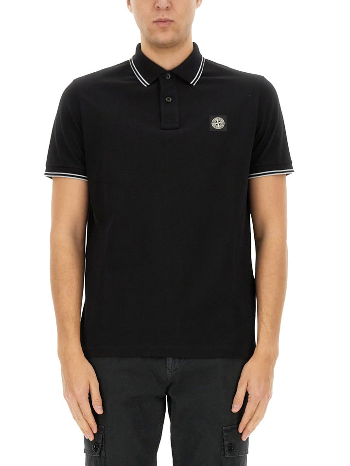 Stone Island Polo - Nero | Wanan Luxury