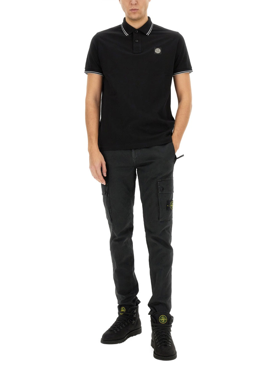 Stone Island Polo - Nero | Wanan Luxury
