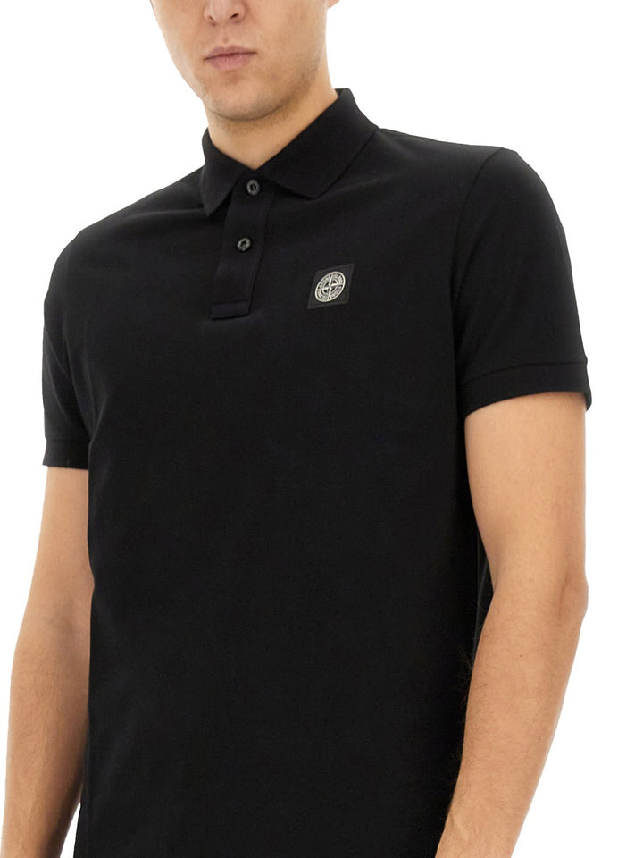 Stone Island Polo - Nero | Wanan Luxury