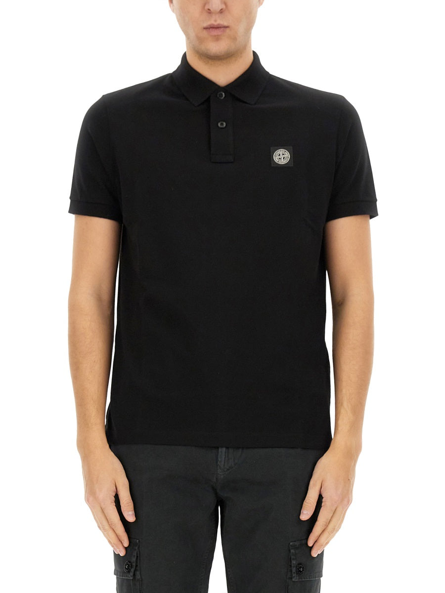 Stone Island Polo - Nero | Wanan Luxury
