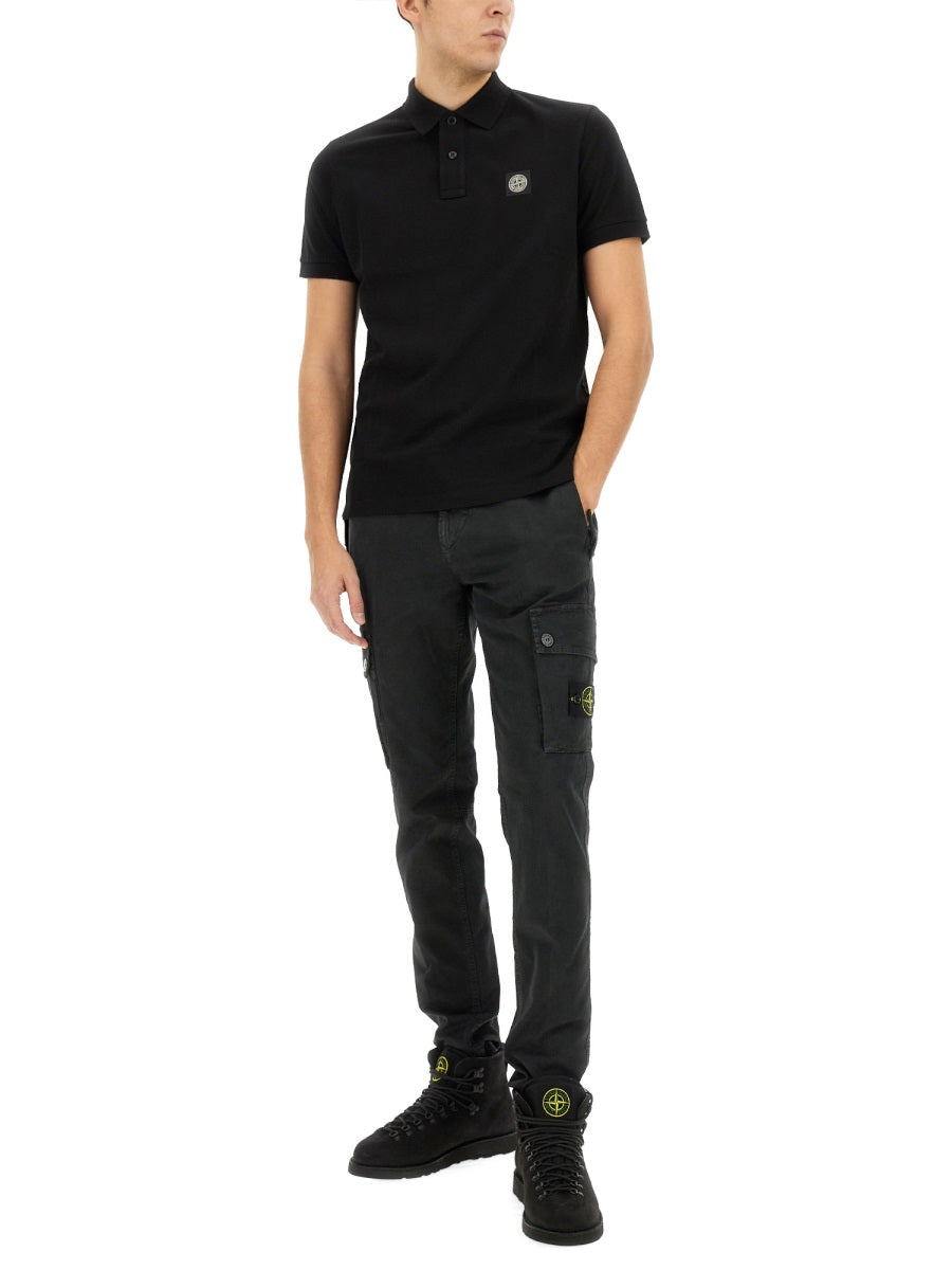 Stone Island Polo - Nero | Wanan Luxury